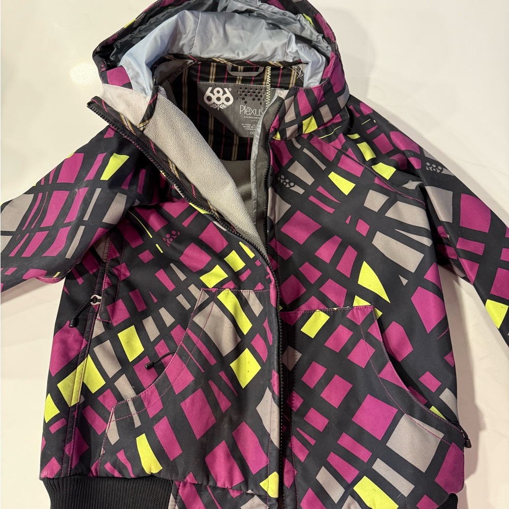 Ski Geometric Pattern Jacket - image 1